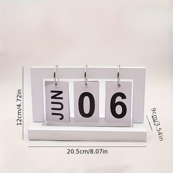 5f3fcc72-9a19-46ee-b729-69c655fd285b.jpg Easy Home Desktop Calendar Decoration white