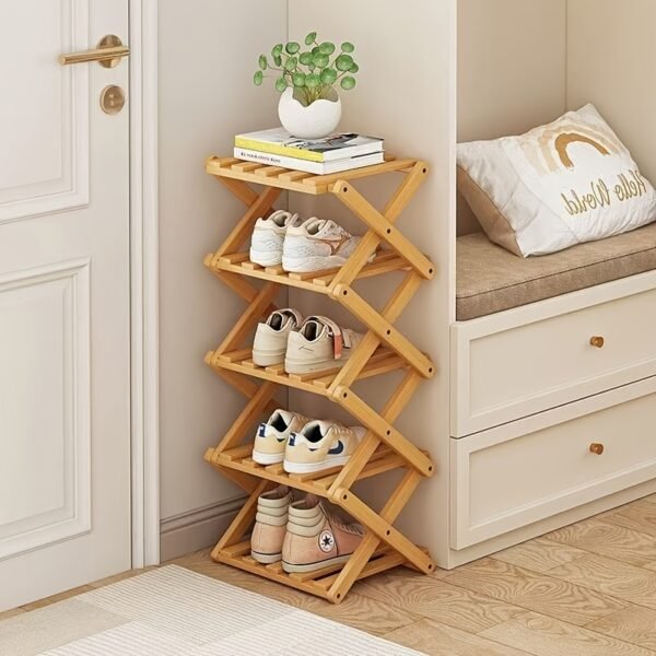 5fb85de3-5fe9-47b2-908b-82aaab9aa0e6.jpg This Is a No-installation Foldable Bamboo Shoe Rack small high