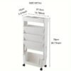 aee038a52fde9210ff60380d0100020a.jpg 1pc Five Levels Movable Bookshelf Shelf white