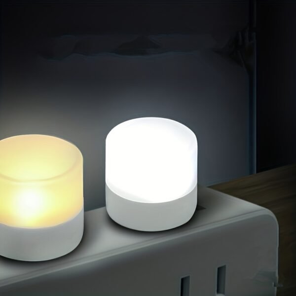 1 psc A USB Night Light Available in 6 Colors Plus an Automatic Color-Changing white